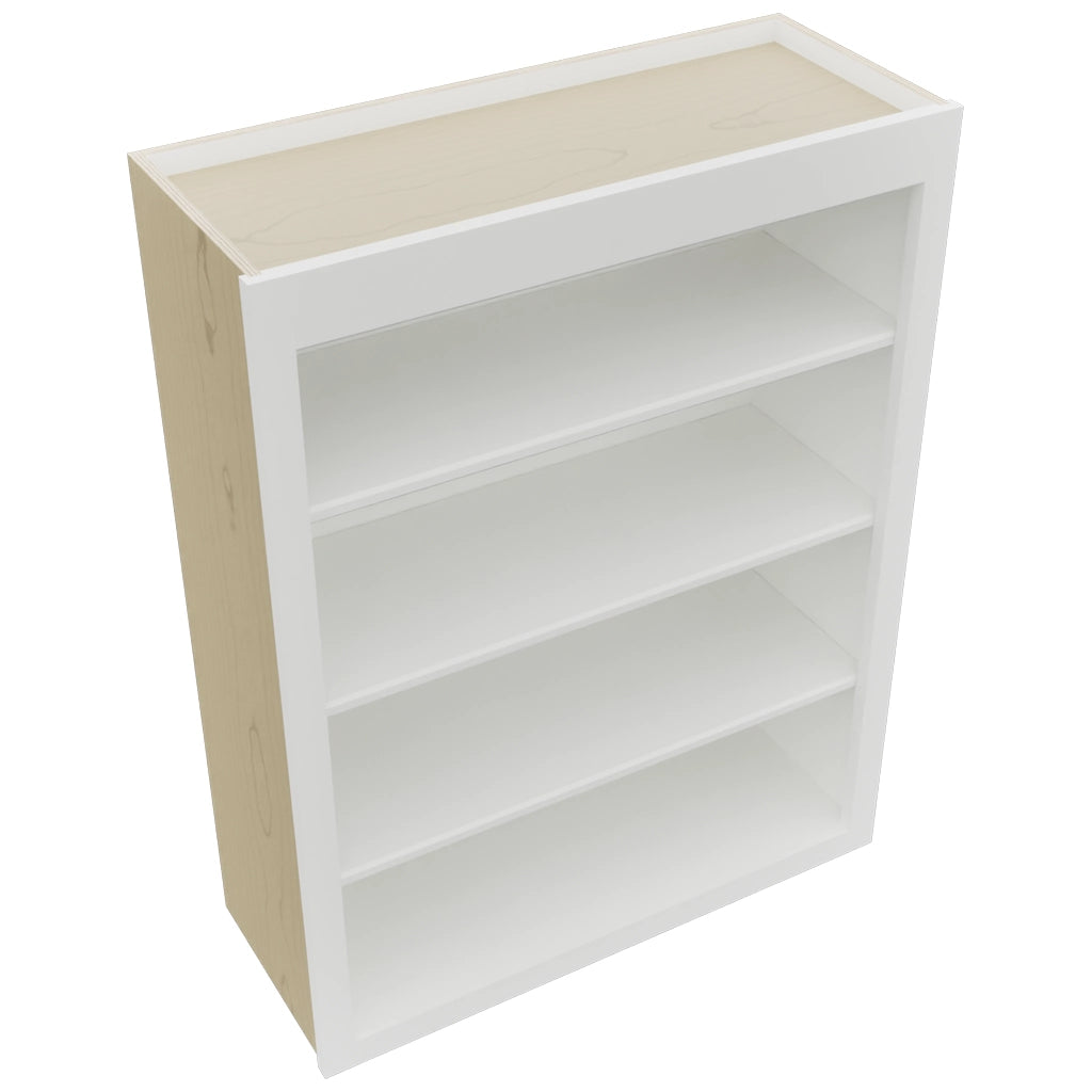 Fabuwood Galaxy Frost WOS3039 Wall Open Shelf, Top View