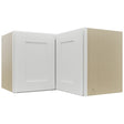 Fabuwood Galaxy Frost WPC2415 Wall Corner Pie Cabinet, Front View