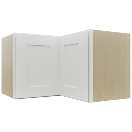 Fabuwood Galaxy Frost WPC2415 Wall Corner Pie Cabinet, Front View