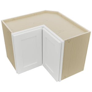 Fabuwood Galaxy Frost WPC2418 Wall Corner Pie Cabinet, Top View