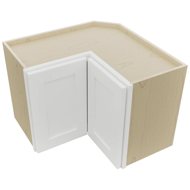 Fabuwood Galaxy Frost WPC2418 Wall Corner Pie Cabinet, Top View
