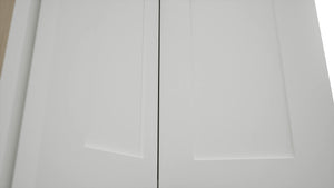 Fabuwood Galaxy Frost WPC2418 Wall Corner Pie Cabinet, Detail View