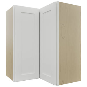 Fabuwood Galaxy Frost WPC2430 Wall Corner Pie Cabinet, Front View