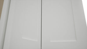 Fabuwood Galaxy Frost WPC2430 Wall Corner Pie Cabinet, Detail View