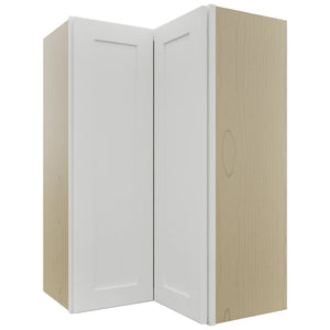 Fabuwood Galaxy Frost WPC2436 Wall Corner Pie Cabinet, Front View