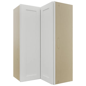 Fabuwood Galaxy Frost WPC2439 Wall Corner Pie Cabinet, Front View