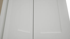 Fabuwood Galaxy Frost WPC2439 Wall Corner Pie Cabinet, Detail View