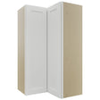 Fabuwood Galaxy Frost WPC2442 Wall Corner Pie Cabinet, Front View