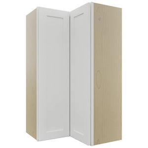 Fabuwood Galaxy Frost WPC2442 Wall Corner Pie Cabinet, Front View