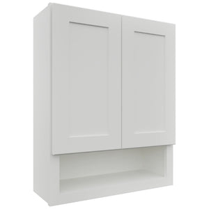 Fabuwood Galaxy Frost WVS2430 Vanity Wall Storage, Front View