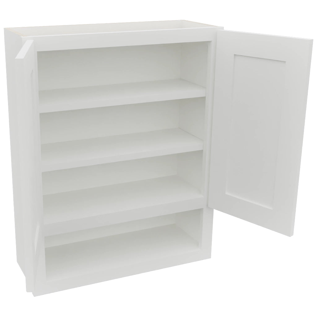 Fabuwood Galaxy Frost WVS2430 Vanity Wall Storage, Open View