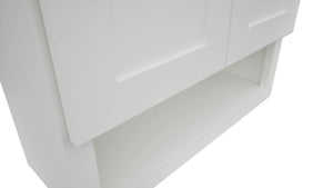 Fabuwood Galaxy Frost WVS2430 Vanity Wall Storage, Detail View