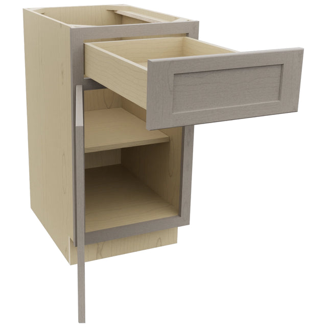 Fabuwood Galaxy Horizon B18 Base Standard Cabinet, Open View