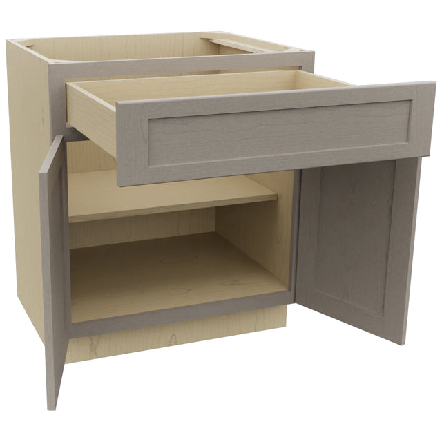 Fabuwood Galaxy Horizon B30 Base Standard Cabinet, Open View