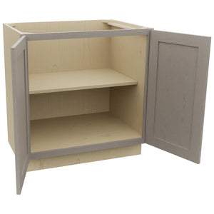 Fabuwood Galaxy Horizon B33FD Base Full Door Cabinet, Open View