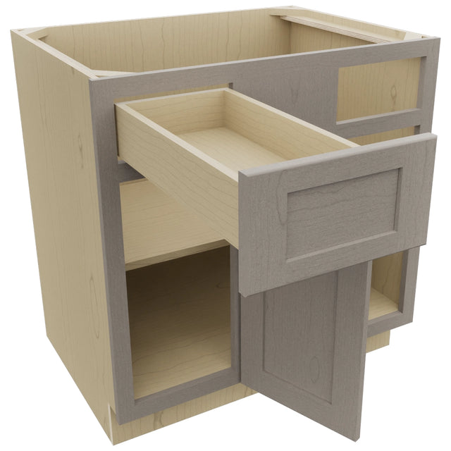 Fabuwood Galaxy Horizon BLB39/42 Base Corner Blind Cabinet, Open View