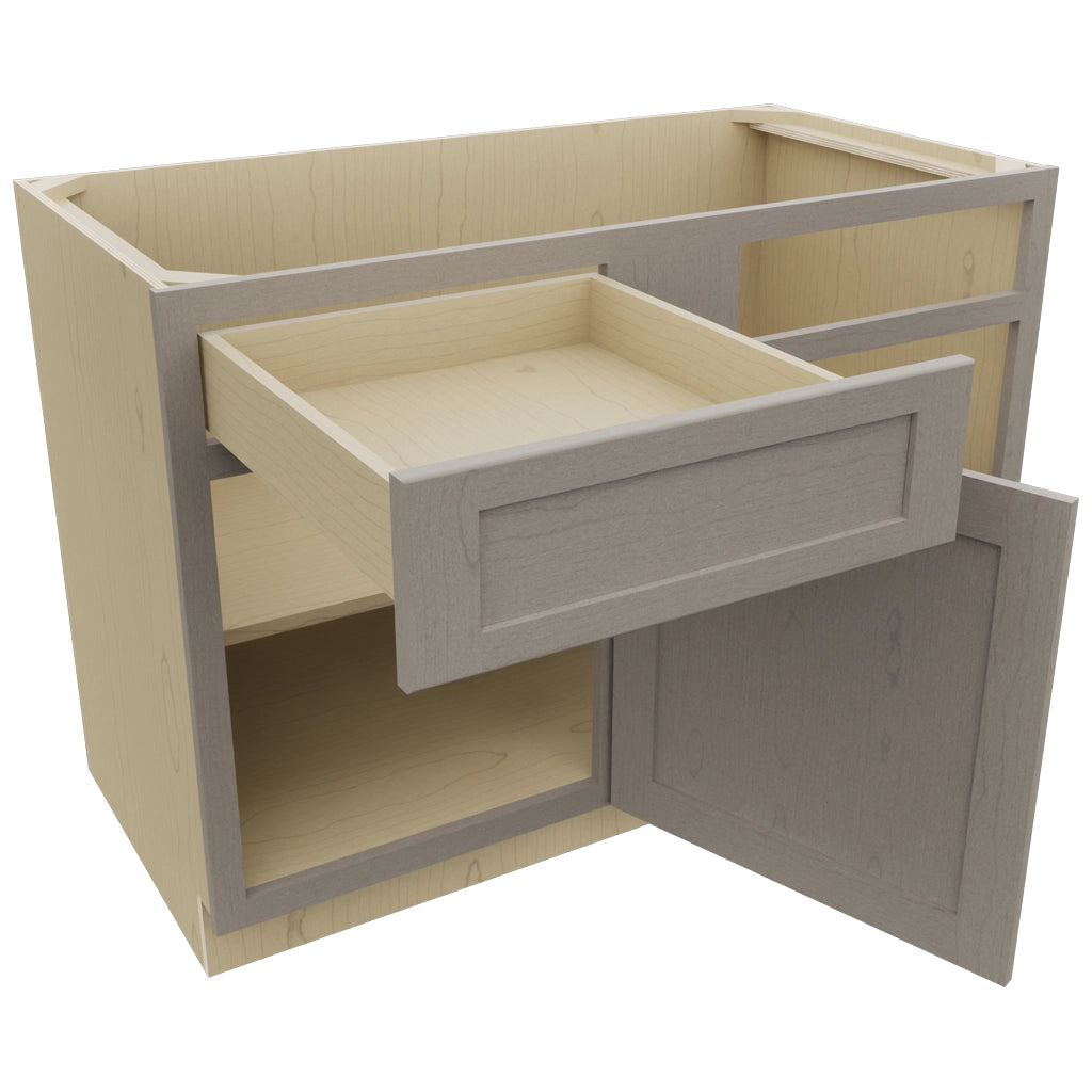 Fabuwood Galaxy Horizon BLB48/51 Base Corner Blind Cabinet, Open View
