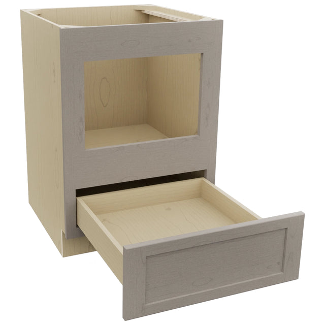 Fabuwood Galaxy Horizon BMC24 Base Microwave Cabinet, Open View
