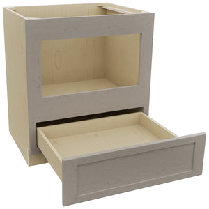 Fabuwood Galaxy Horizon BMC30 Base Microwave Cabinet, Open View