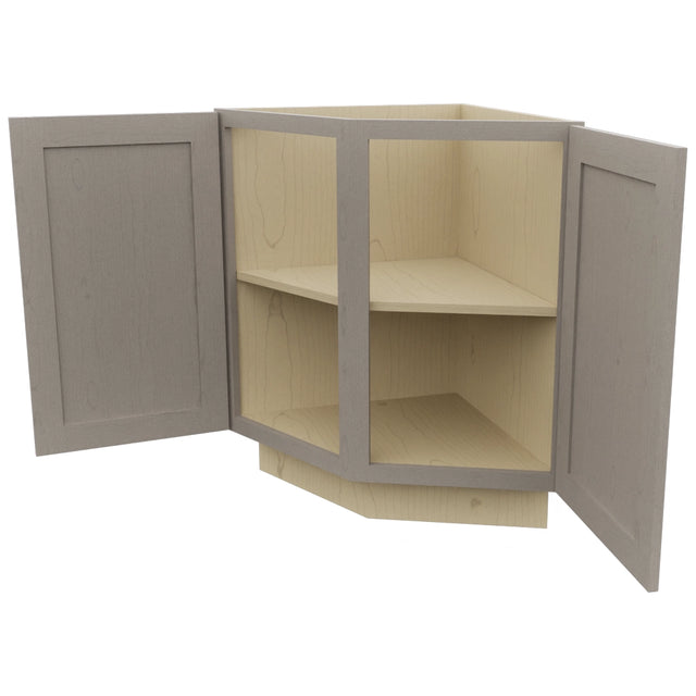 Fabuwood Galaxy Horizon BRA24 Base Return Angle Cabinet, Open View