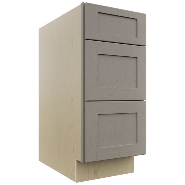 Fabuwood Galaxy Horizon DB15 Base 3 Drawers Cabinet, Front View