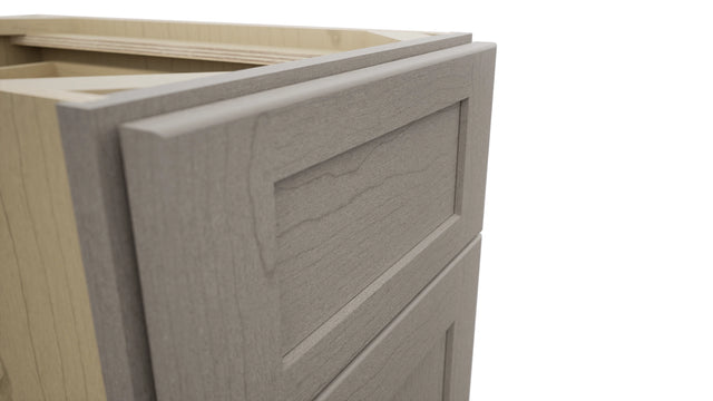 Fabuwood Galaxy Horizon DB15 Base 3 Drawers Cabinet, Detail View