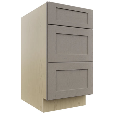 Fabuwood Galaxy Horizon DB18 Base 3 Drawers Cabinet, Front View