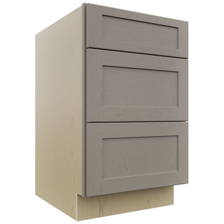 Fabuwood Galaxy Horizon DB21 Base 3 Drawers Cabinet, Front View