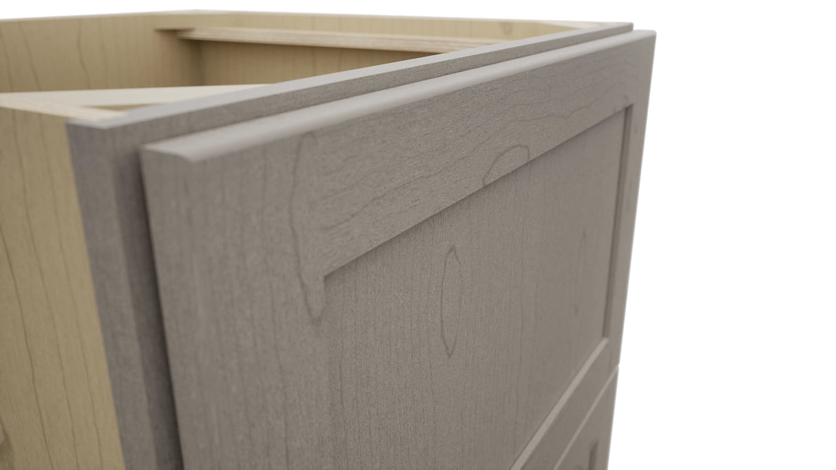 Fabuwood Galaxy Horizon DB24-2 Base 2 Drawers Cabinet, Detail View