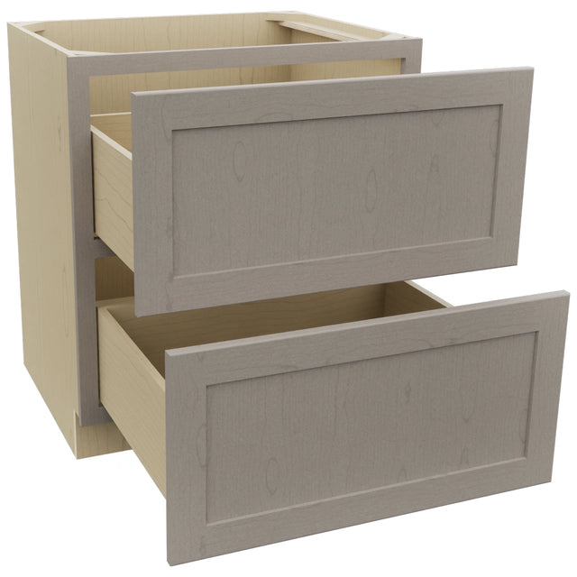 Fabuwood Galaxy Horizon DB30-2 Base 2 Drawers Cabinet, Open View