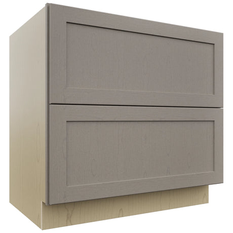Fabuwood Galaxy Horizon DB36-2 Base 2 Drawers Cabinet, Front View