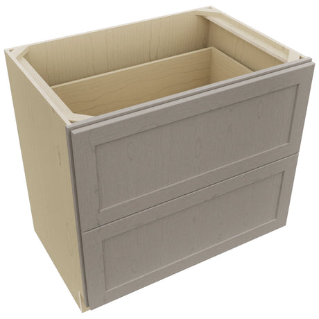 Fabuwood Galaxy Horizon DB36-2 Base 2 Drawers Cabinet, Top View