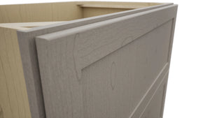 Fabuwood Galaxy Horizon DB36-2 Base 2 Drawers Cabinet, Detail View