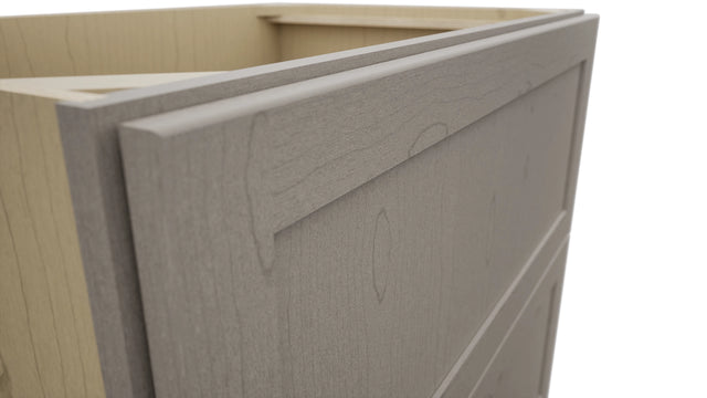 Fabuwood Galaxy Horizon DB36-2 Base 2 Drawers Cabinet, Detail View