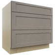 Fabuwood Galaxy Horizon DB36 Base 3 Drawers Cabinet, Front View