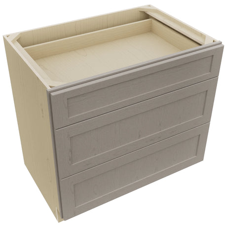 Fabuwood Galaxy Horizon DB36 Base 3 Drawers Cabinet, Top View