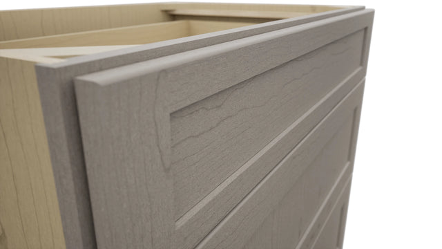 Fabuwood Galaxy Horizon DB36 Base 3 Drawers Cabinet, Detail View