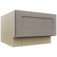 Fabuwood Galaxy Horizon DBS24 Base Bench Seat Cabinet, Front View