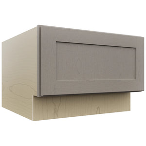 Fabuwood Galaxy Horizon DBS24 Base Bench Seat Cabinet, Front View