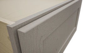 Fabuwood Galaxy Horizon DBS24 Base Bench Seat Cabinet, Detail View
