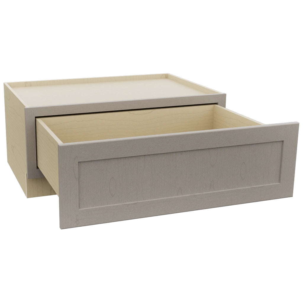Fabuwood Galaxy Horizon DBS36 Base Bench Seat Cabinet, Open View