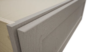 Fabuwood Galaxy Horizon DBS36 Base Bench Seat Cabinet, Detail View