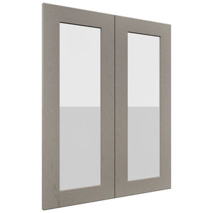 Fabuwood Galaxy Horizon DS GDW2430 Wall Glass Door, Front View