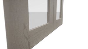 Fabuwood Galaxy Horizon DS GDW2430 Wall Glass Door, Detail View