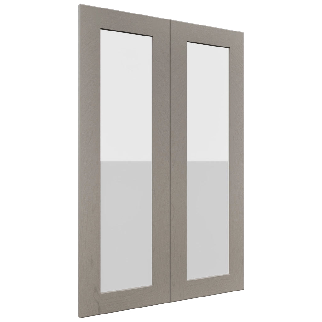 Fabuwood Galaxy Horizon DS GDW2436 Wall Glass Door, Front View
