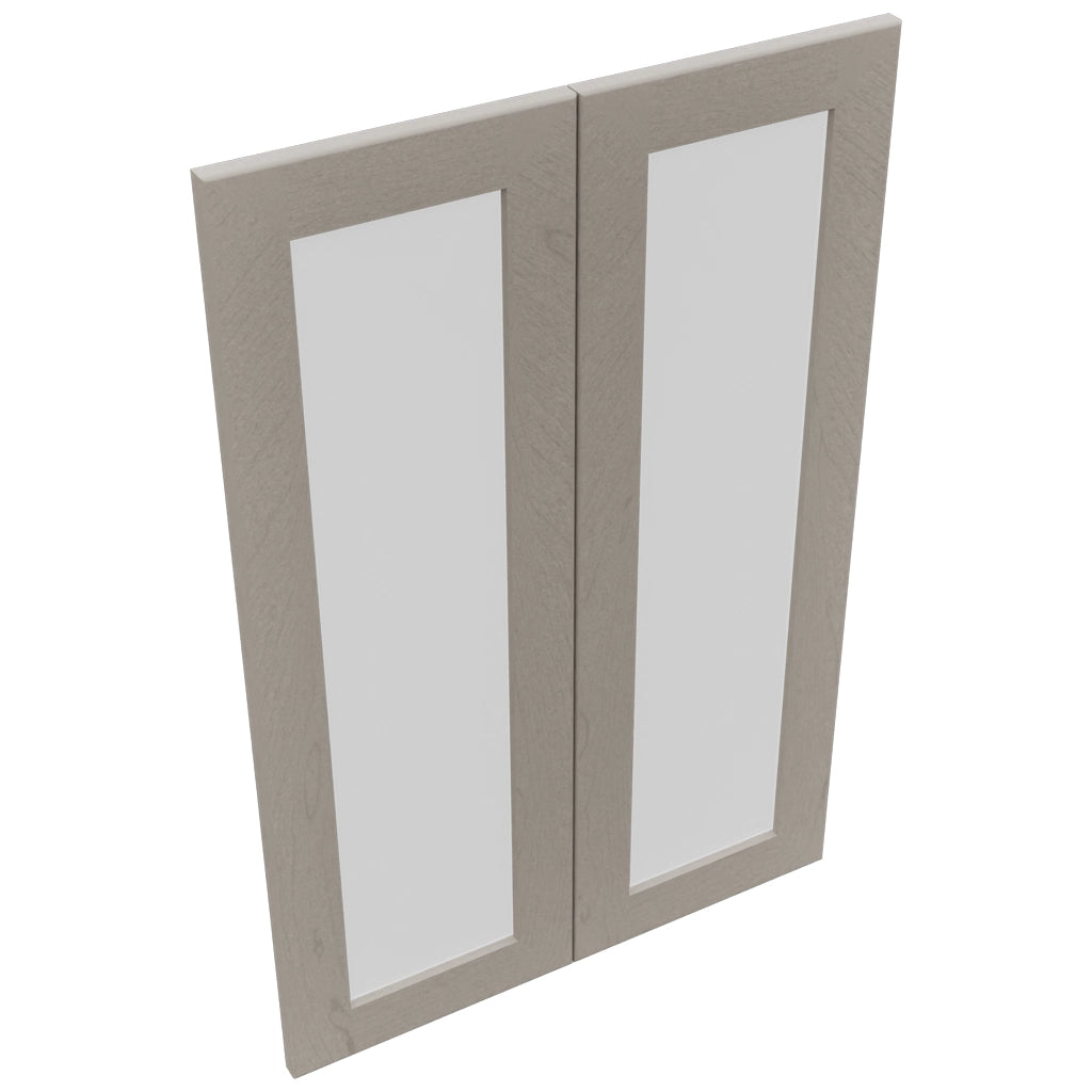Fabuwood Galaxy Horizon DS GDW2436 Wall Glass Door, Top View