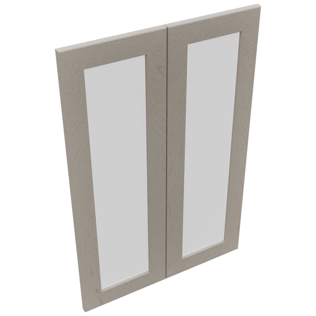 Fabuwood Galaxy Horizon DS GDW2436 Wall Glass Door, Top View