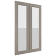 Fabuwood Galaxy Horizon DS GDW2439 Wall Glass Door, Front View