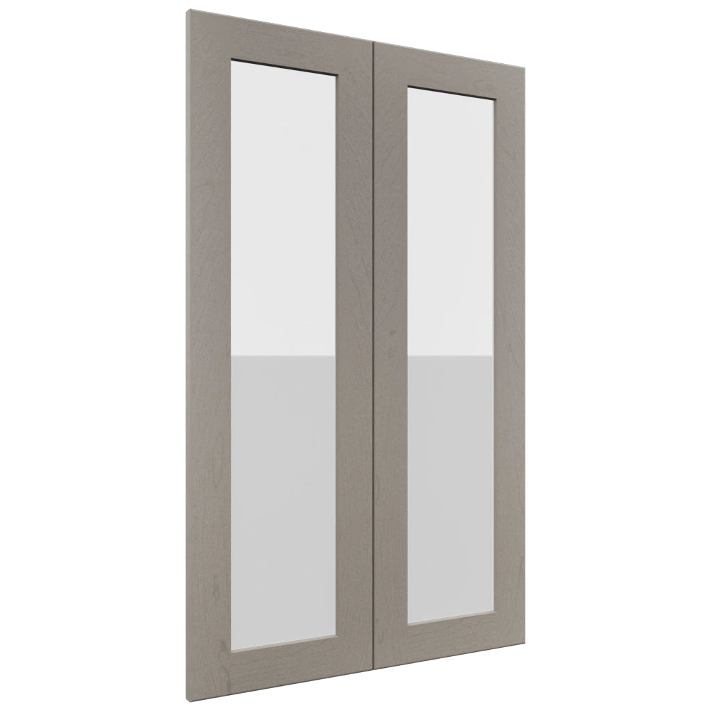 Fabuwood Galaxy Horizon DS GDW2439 Wall Glass Door, Front View
