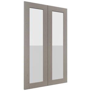 Fabuwood Galaxy Horizon DS GDW2439 Wall Glass Door, Front View
